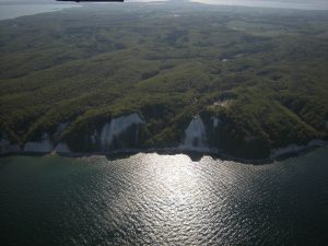 Rügens Kreideküste aus der Luft